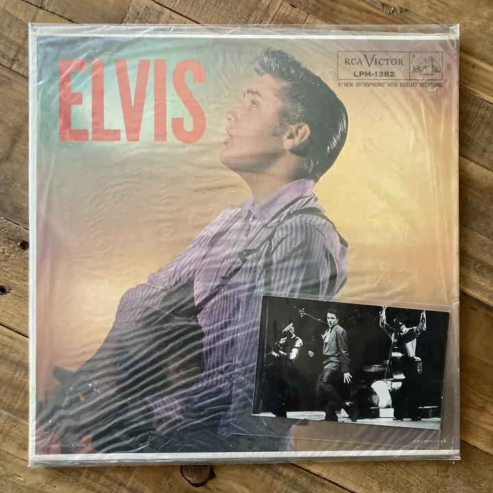 Elvis Presley vintage vinyl record