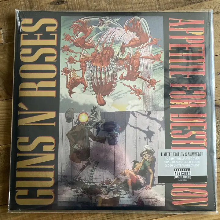 Guns N' Roses Appetite for Destruction vinyl